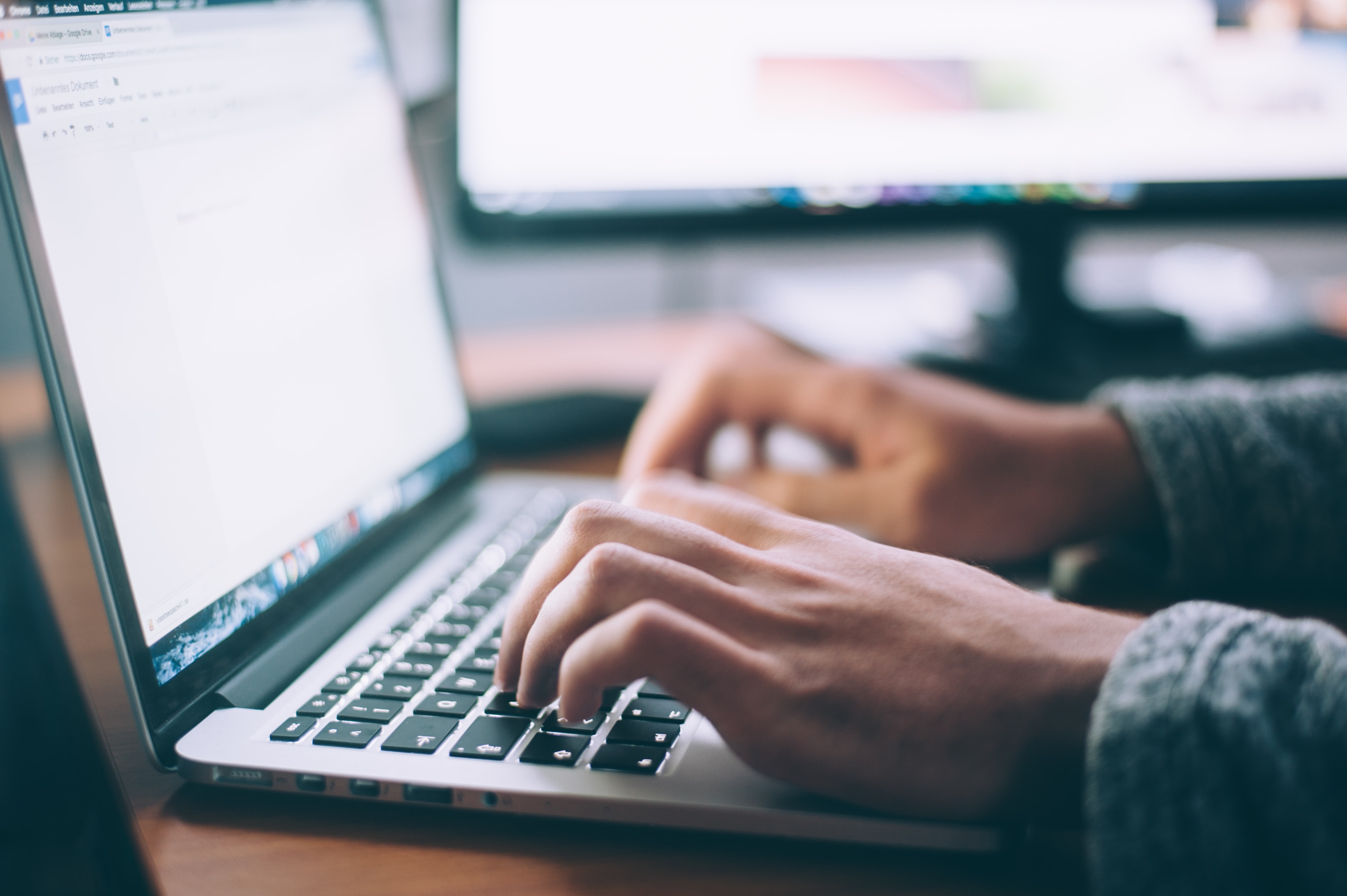 Man working on computer